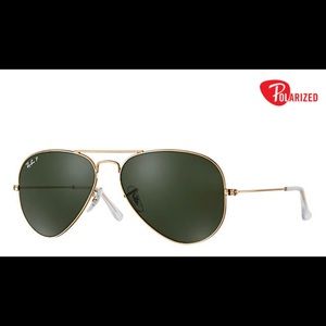 Polarized ray bans original gold aviators